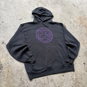 Vintage Jerzees Rinnegan Sharingan Naruto Anime Hoodie Sweatshirt Mens Large